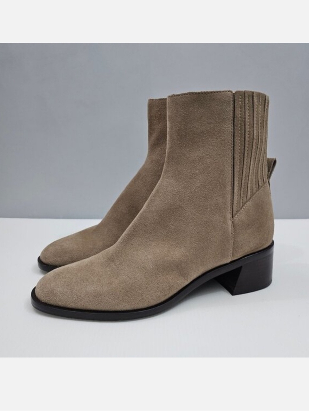 Dolce Vita Linny H20 Chelsea Ankle Boot Womens 9.5 Brown Suede Waterproof Fall